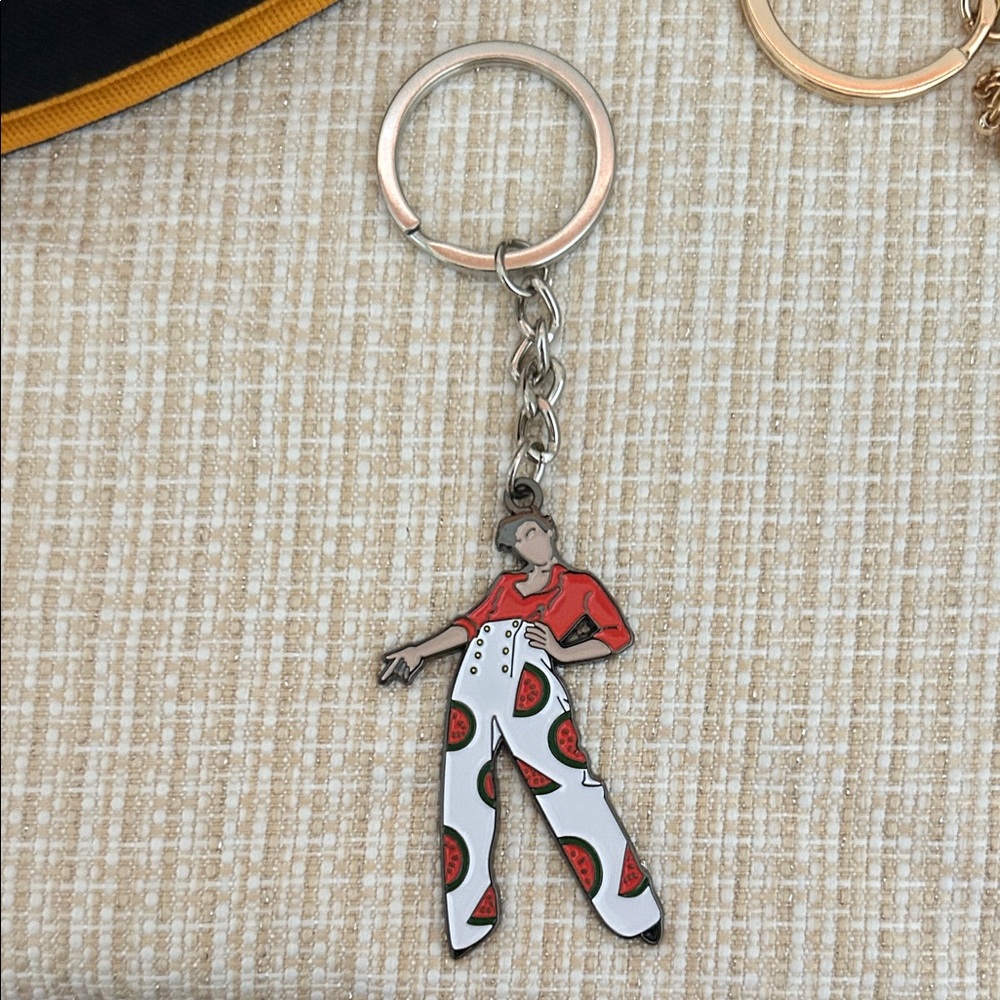 Stylish Keychain with Watermelon Pants Design